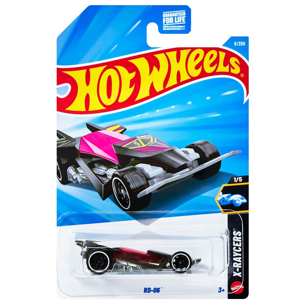 Hot Wheels: RD-06 pink kisautó 1/64 - Mattel
