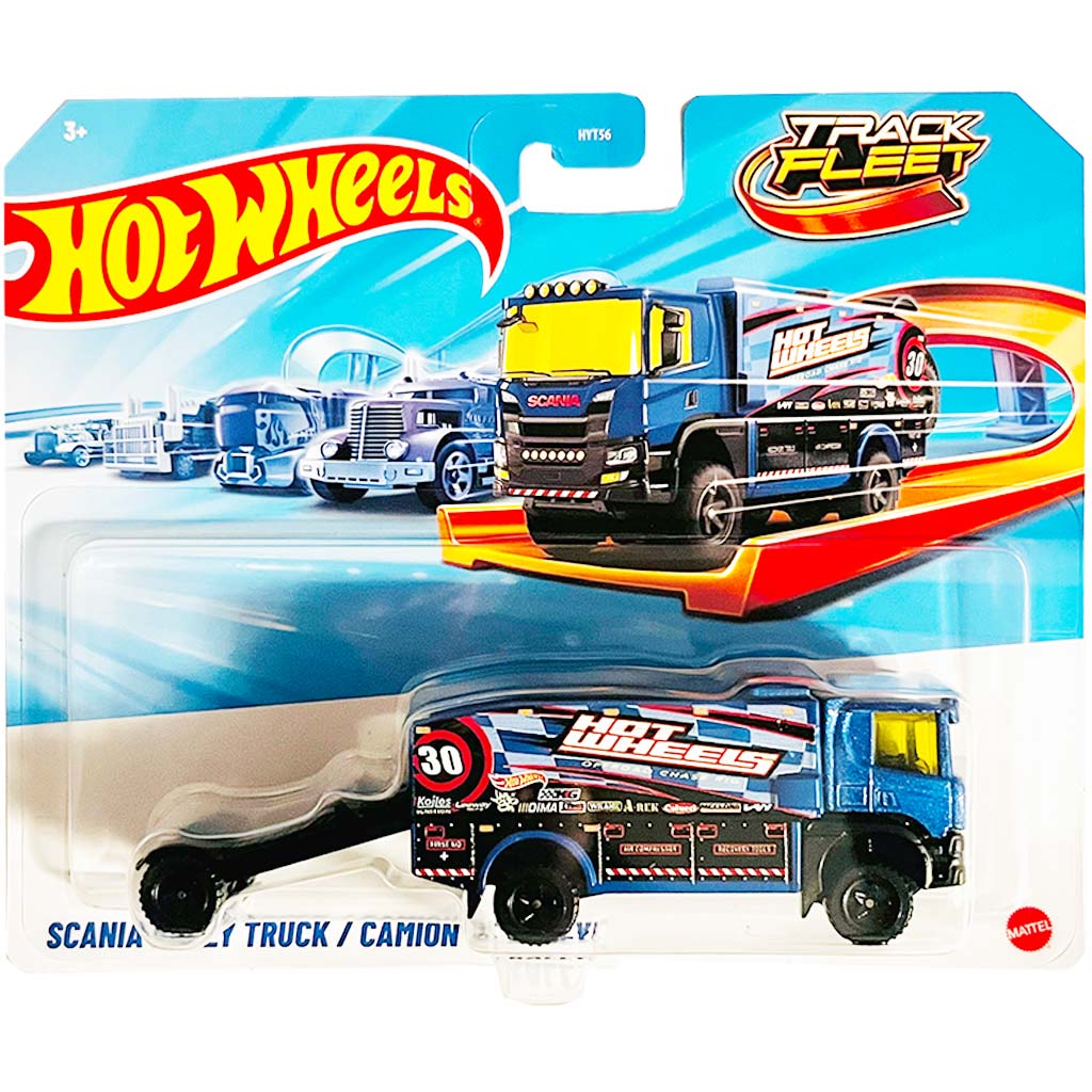 Hot Wheels: Scania Rally Truck szállítóautó 1/64-es méretarány - Mattel