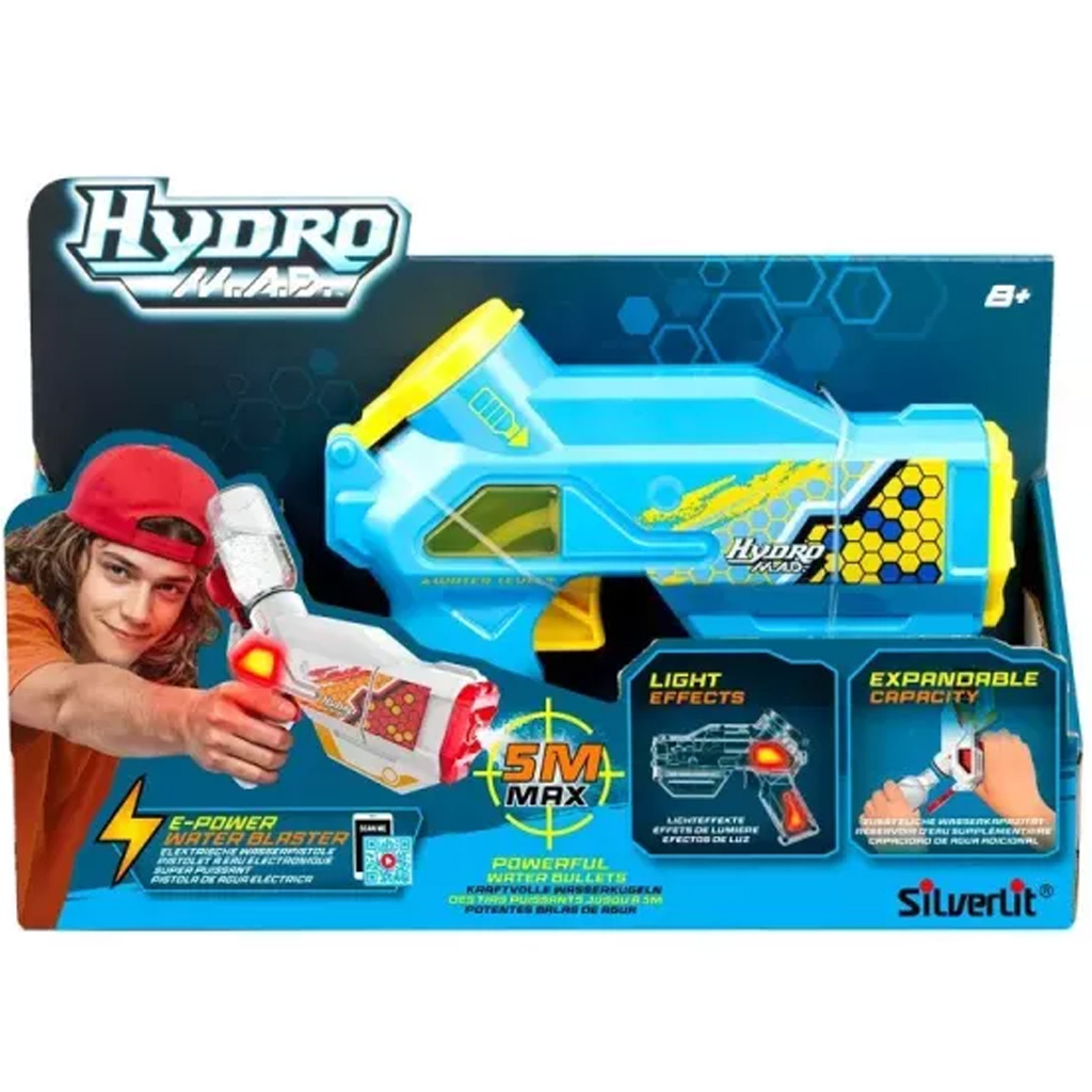 Silverlit: Hydro M.A.D mini elektromos vízipisztoly - Kék kép 1