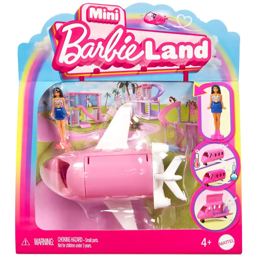 Barbie: Mini BarbieLand járművek - Álom repcsi szett - Mattel