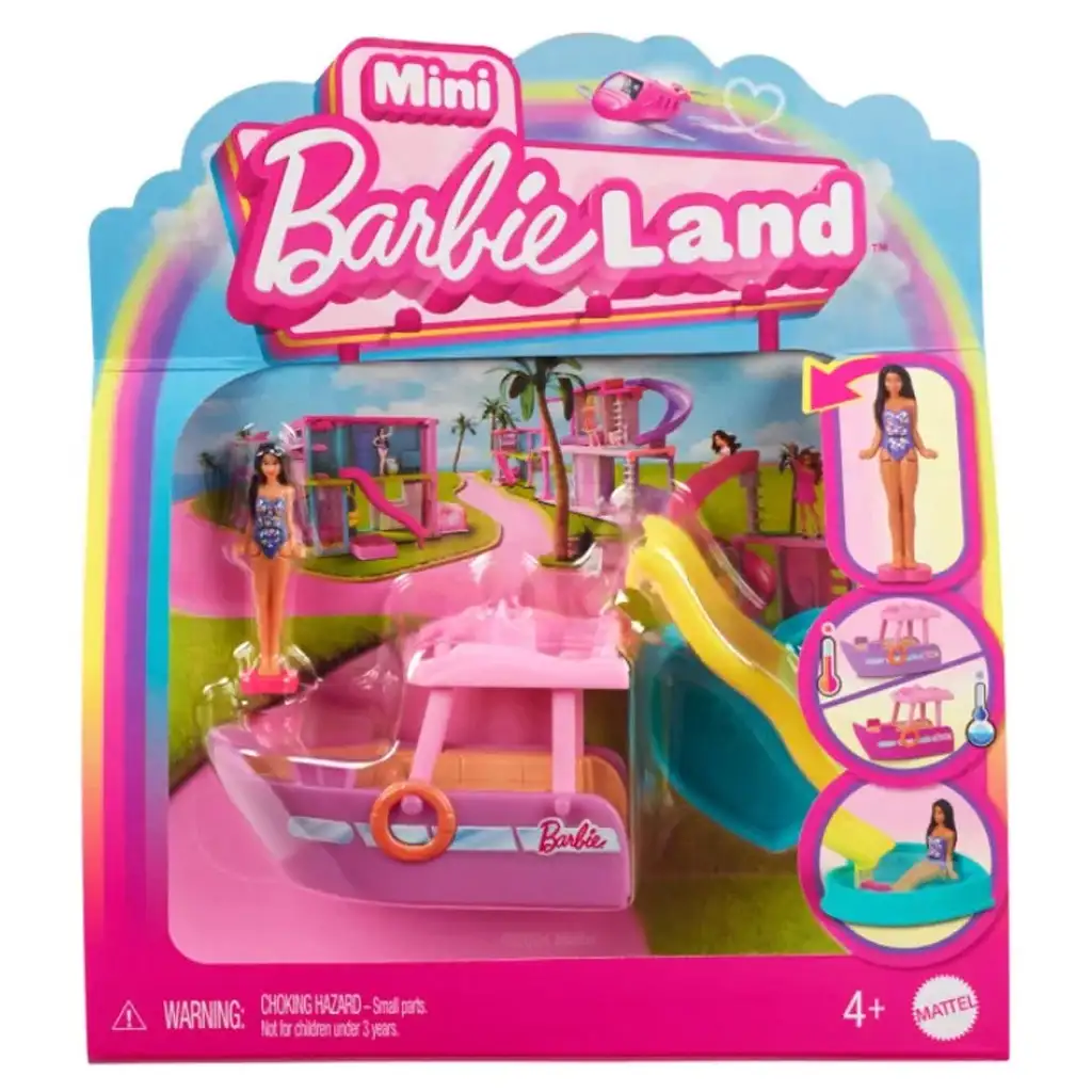 Barbie: Mini BarbieLand járművek - Álomhajó szett - Mattel