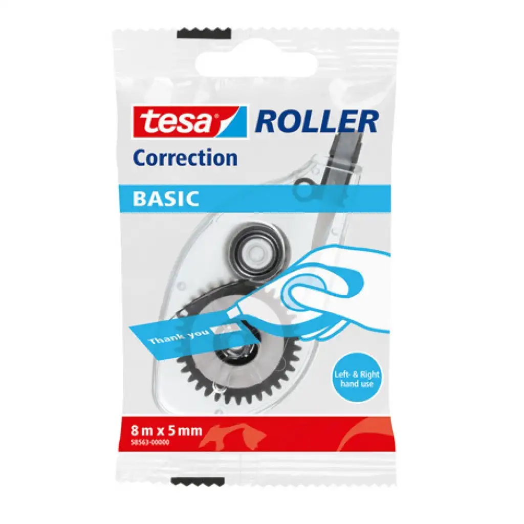 ICO: Tesa Basic 58563 hibajavító roller 5mm-es fedőfelülettel