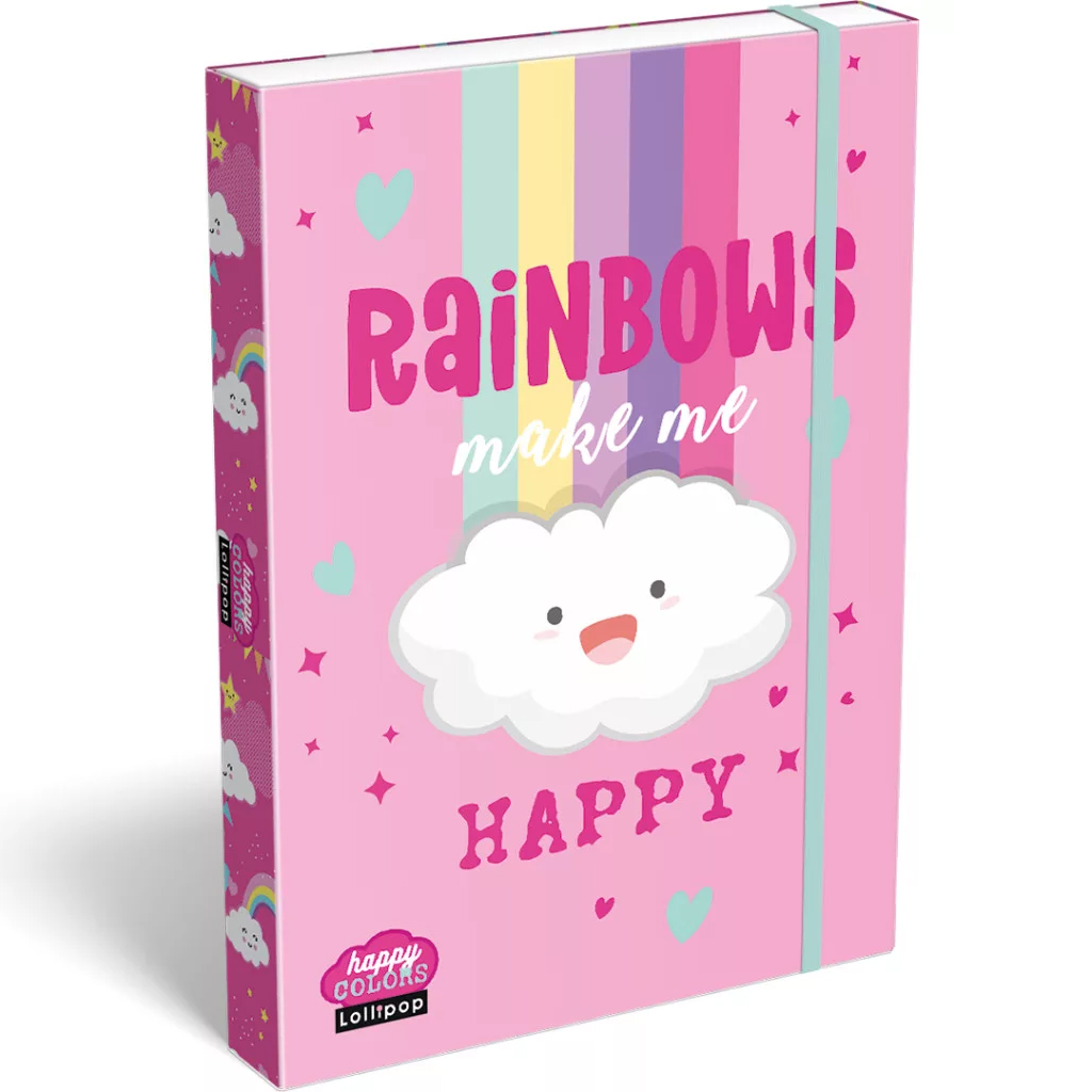 ICO: Lizzysuli Lollipop Rainbow gumis füzetbox A/4 kép 1