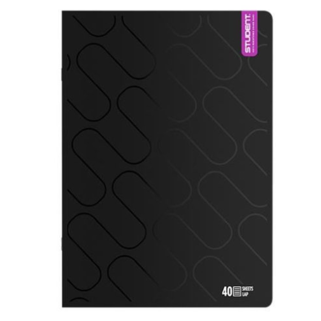ICO: Student Prémium Black Füzet A/4 vonalas 40 Lapos