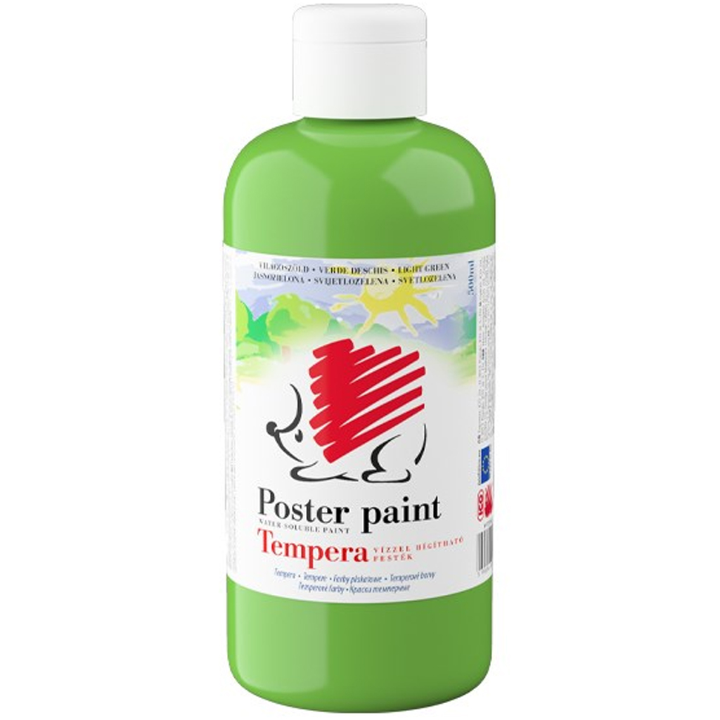 ICO: Süni tempera világoszöld színben 500ml kép 1