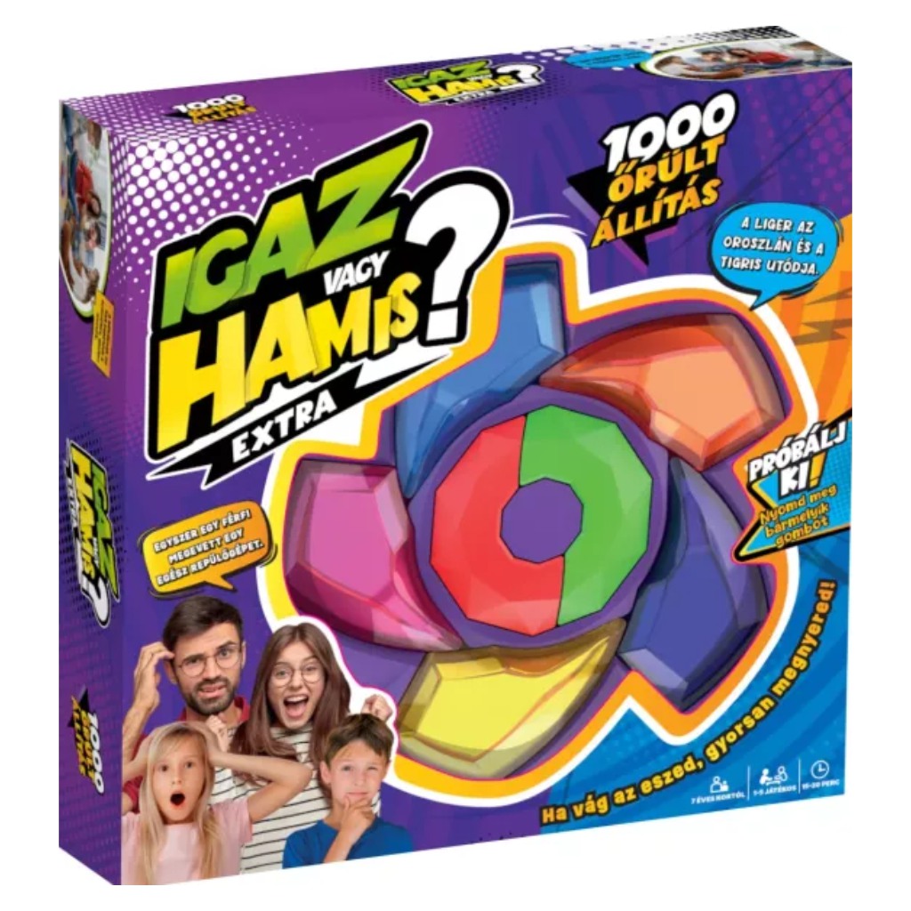 Igaz vagy hamis Extra interaktív társasjáték