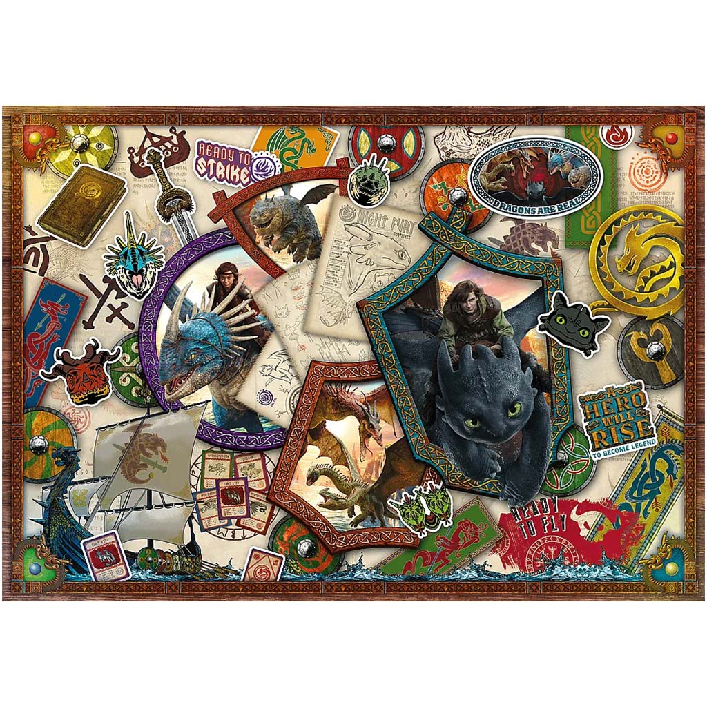 Így neveld a sárkányodat 1000db-os prémium puzzle - Trefl kép 2