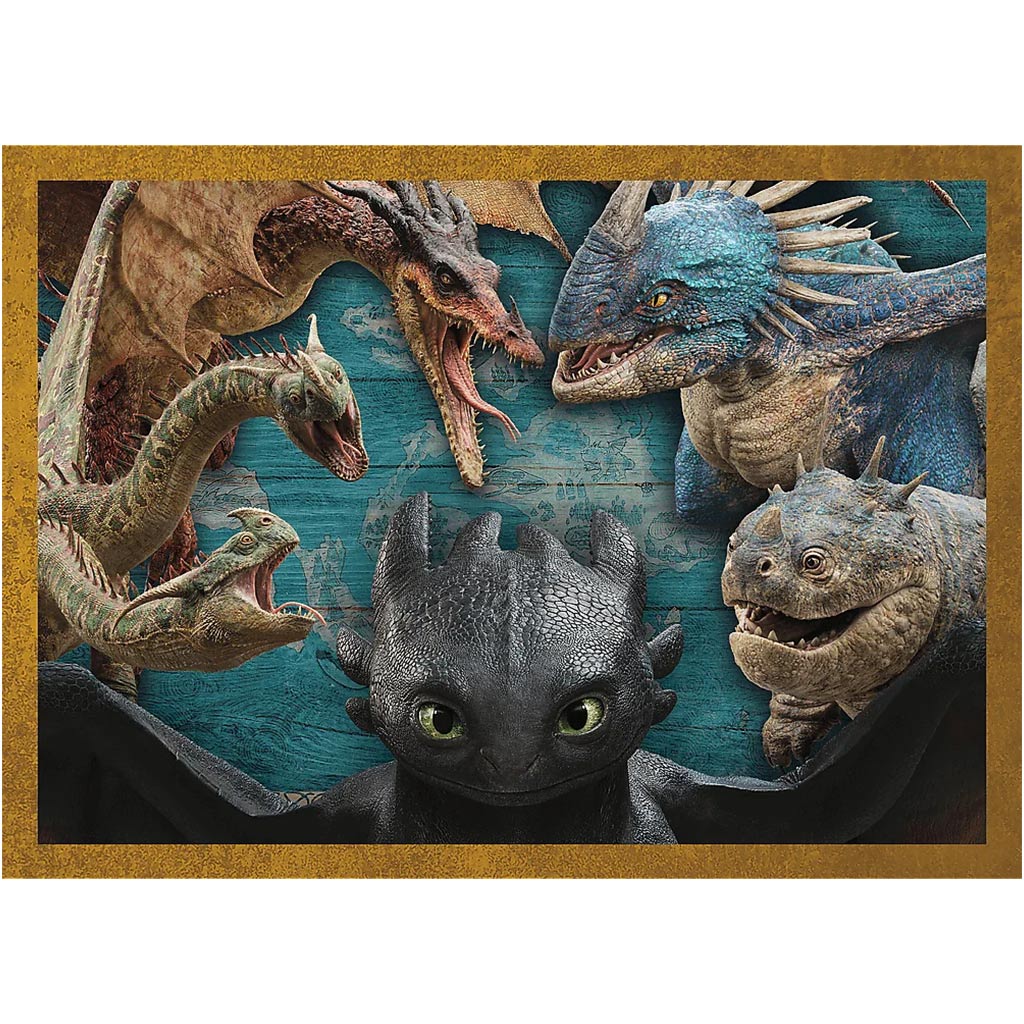 Így neveld a sárkányodat 4 az 1-ben puzzle - Trefl kép 2