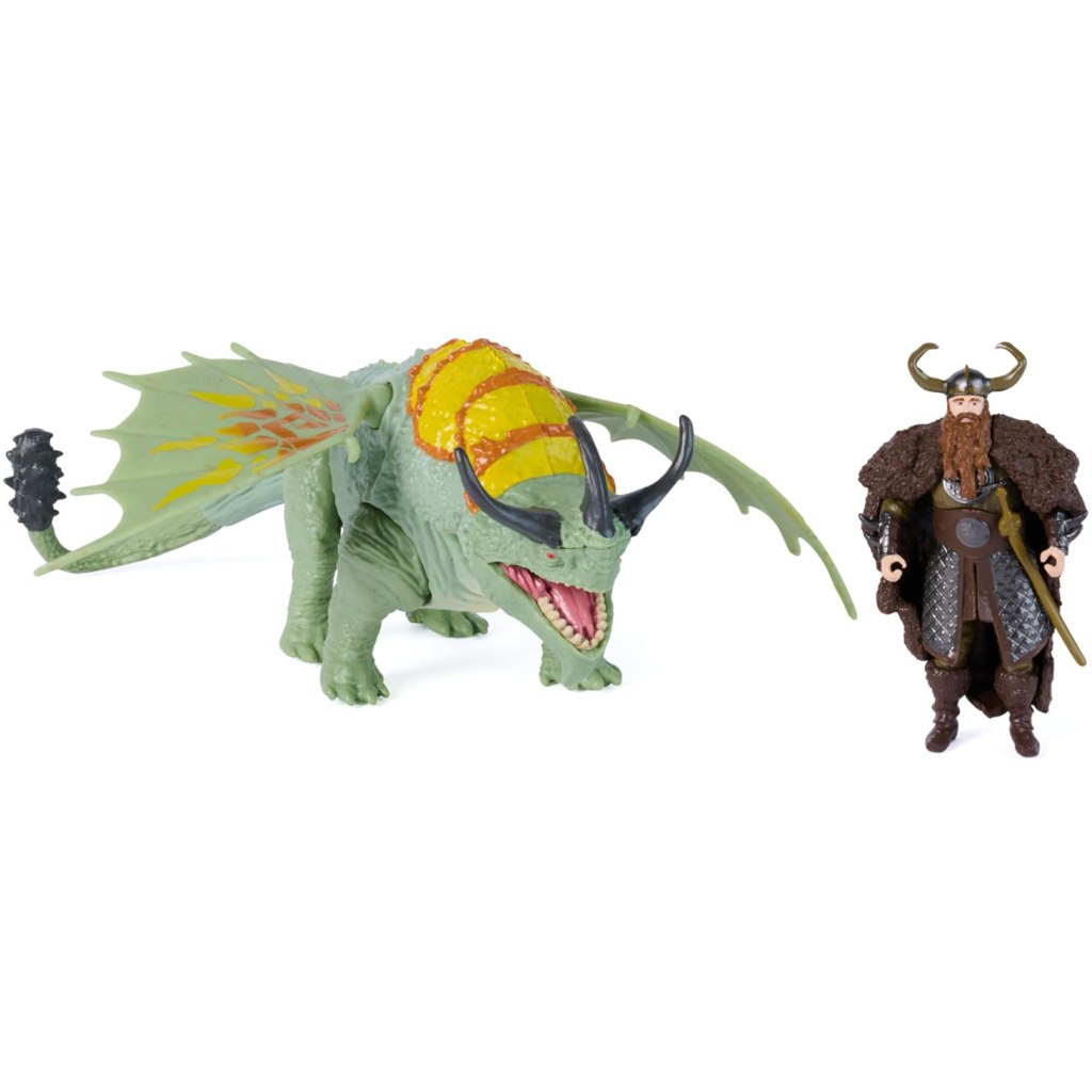 Így neveld a sárkányodat: Tömzsi Sárkány és Pléhpofa játékfigura szett - Spin Master kép 2