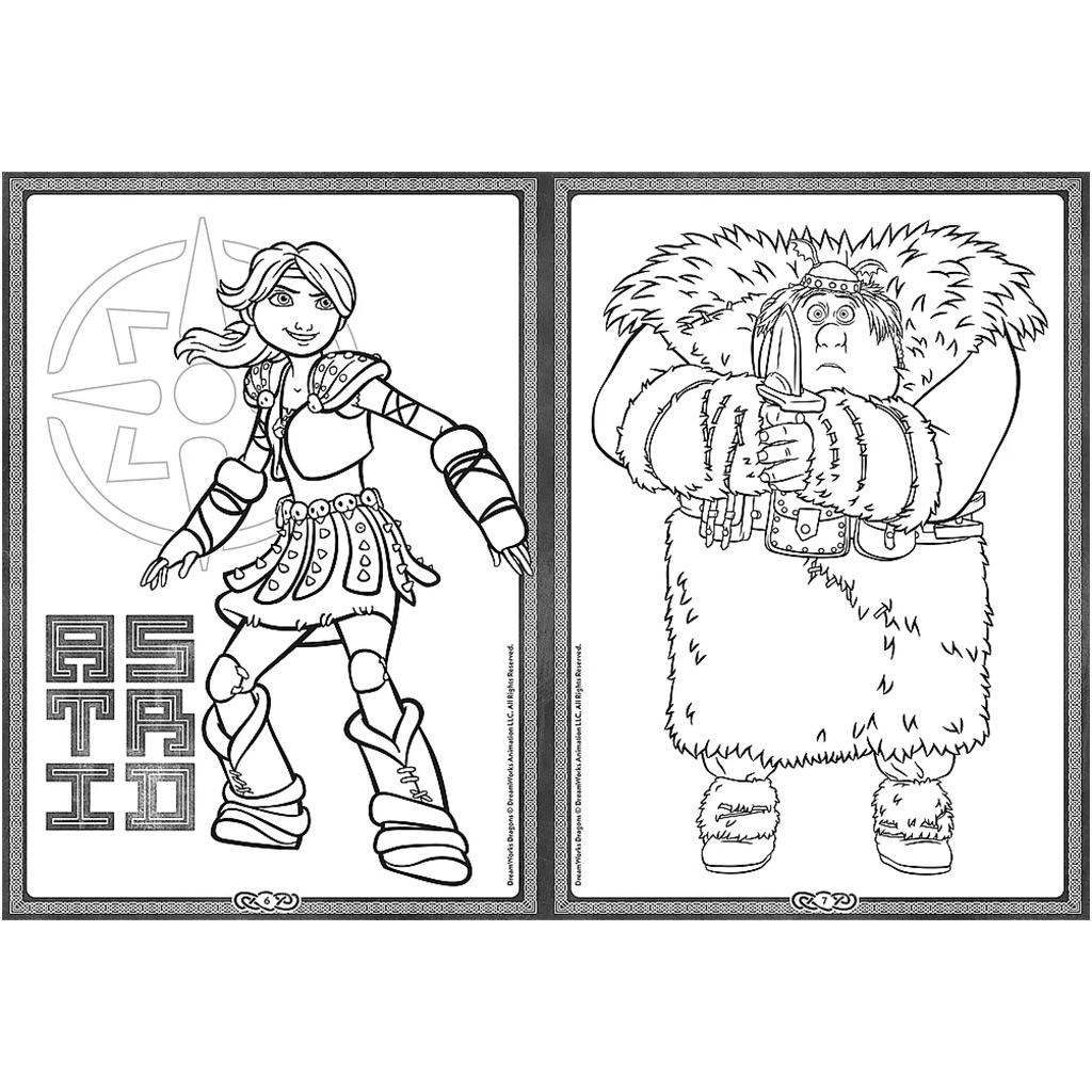 Így neveld a sárkányodat kifestőkönyv - Trefl kép 3