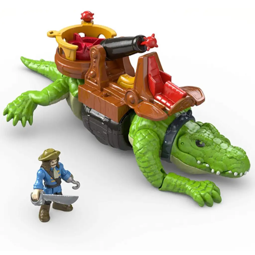 Fisher-Price: Imaginext krokodil és Hook kapitány játékszett - Mattel kép 2