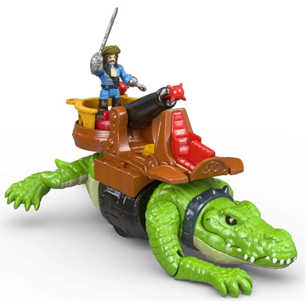 Fisher-Price: Imaginext krokodil és Hook kapitány játékszett - Mattel kép 3