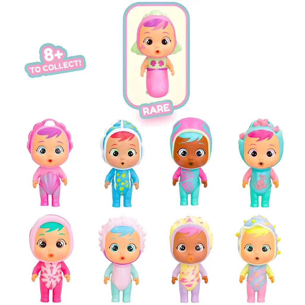 Cry Babies: Magic Tears - Tropical Shiny Shells gyűjthető könnyes baba 1db kép 2