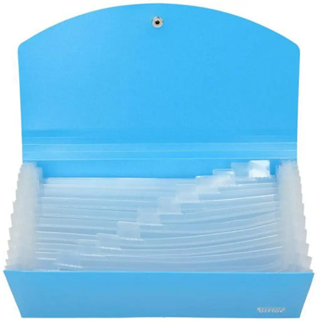 Spirit: American style kék irattartó mappa 12 rekeszes kép 2