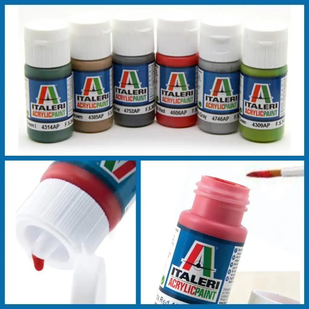 Italeri Gloss Green (4669AP) - Fényes zöld makett festék 20ml kép 2