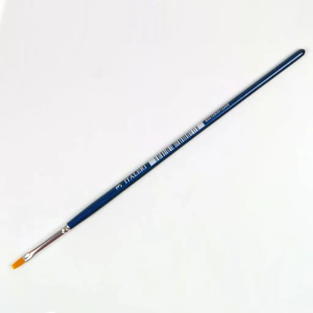 Italeri 3-as méretű lapos fejű szintetikus ecset 1db kép 1