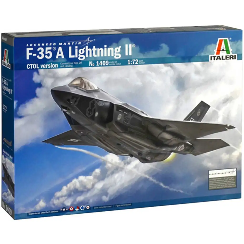 Italeri 1/72 F-35A Lightning II vadászgép makett