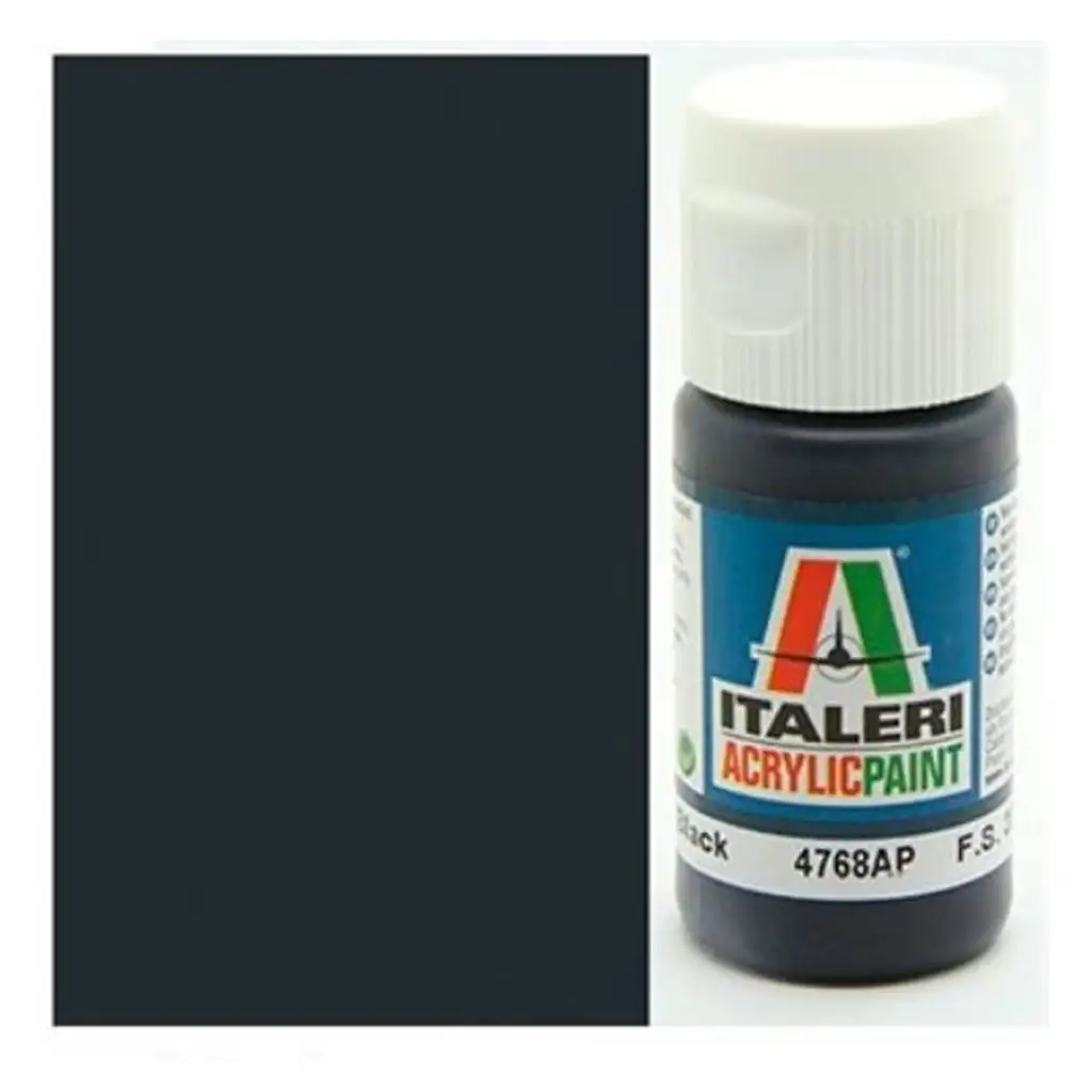 Italeri Flat Black (4768AP) - Matt fekete makett festék 20ml