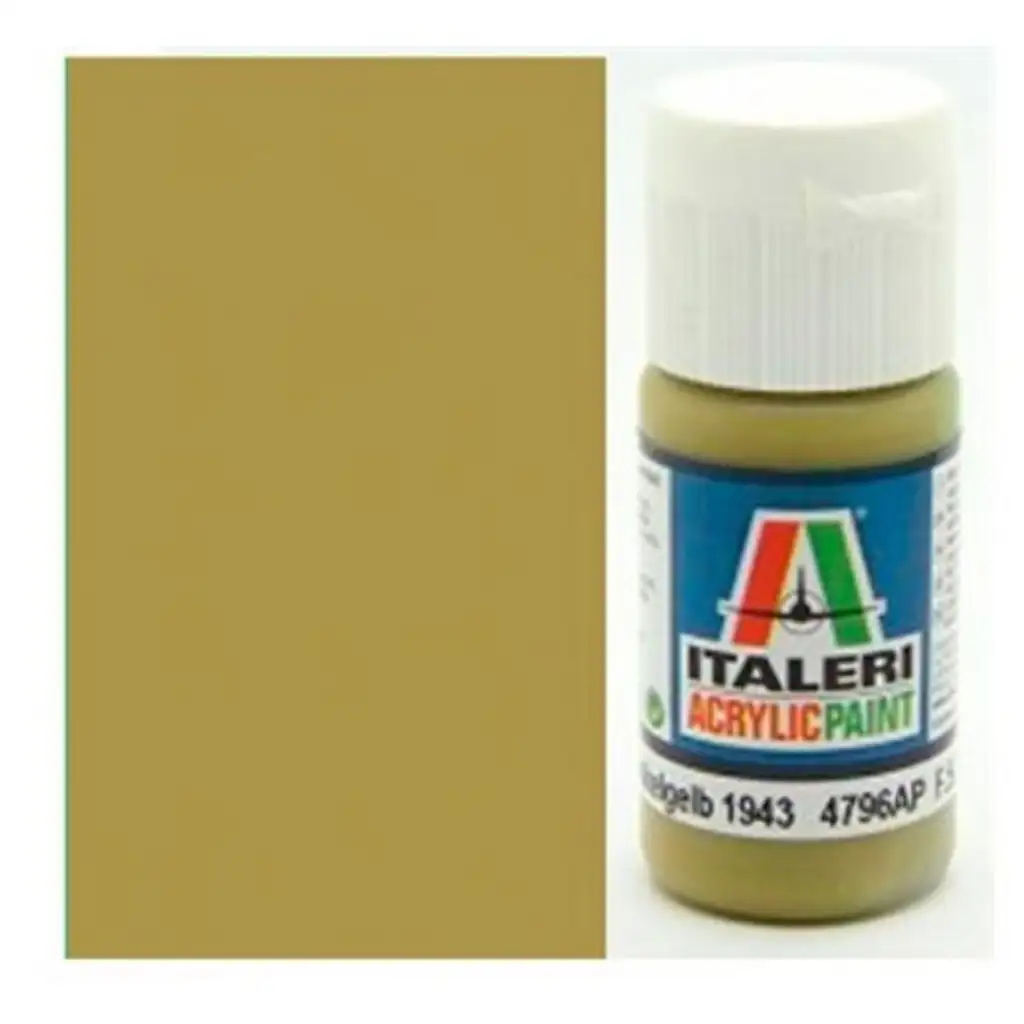 Italeri Flat Panzer Dunkelgelb 1943 (4796AP) – Matt páncélos sötétsárga makett festék 20ml