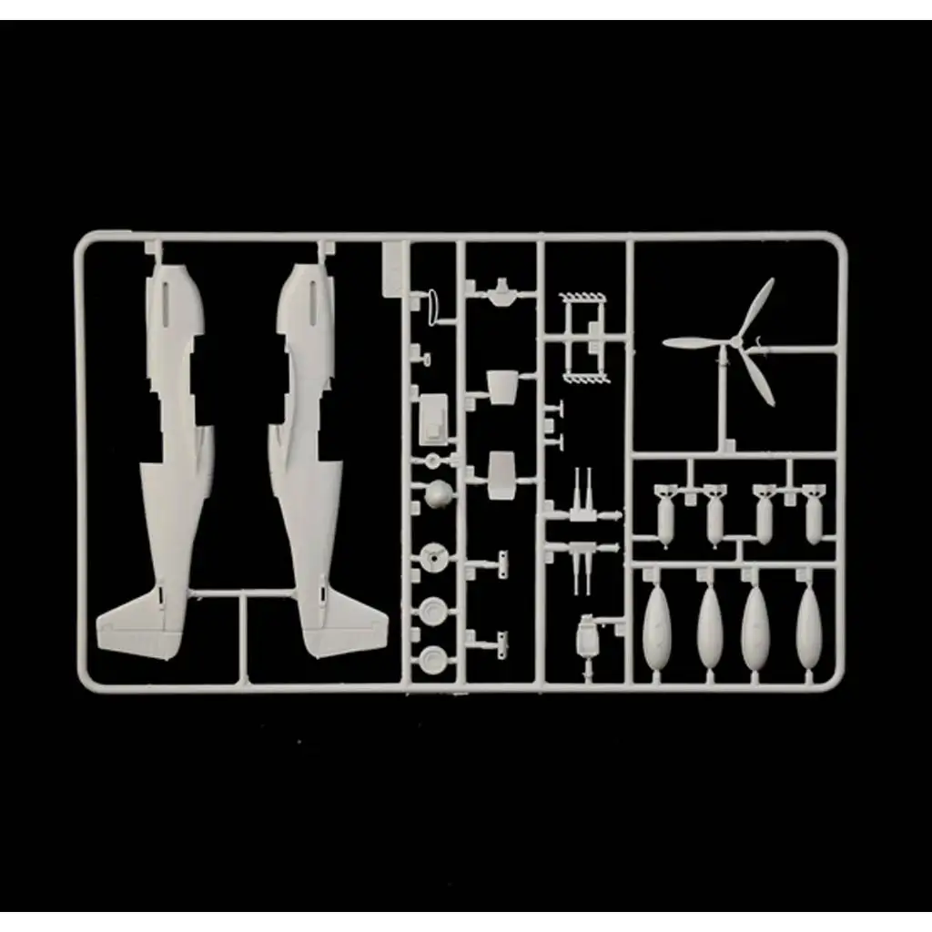 Italeri 1/72 P-51A Mustang vadászgép makett kép 3