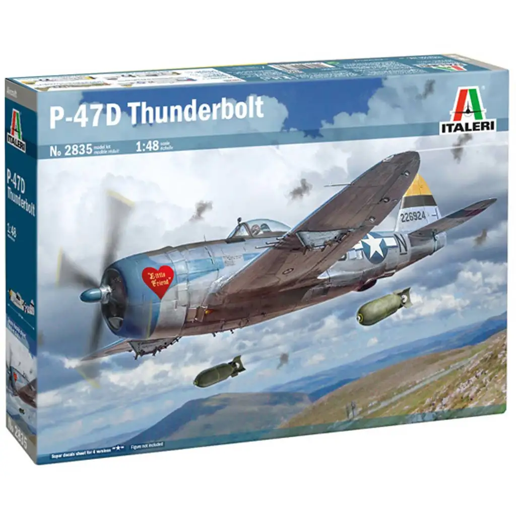 Italeri 1/48 P-47D Thunderbolt repülőgép makett