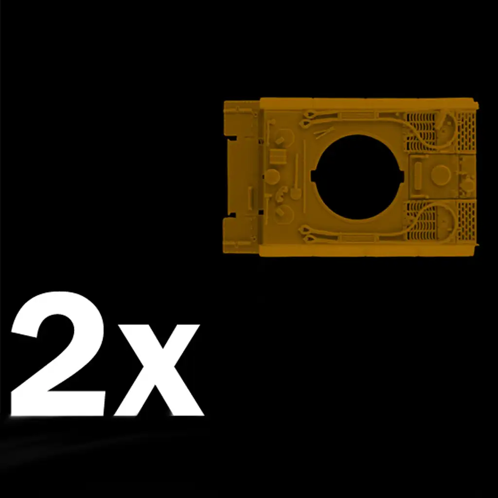 Italeri 1/72 Pz. Kpfw. VI Tiger I Ausf. E Tigris tank 2db-os makett szett kép 4