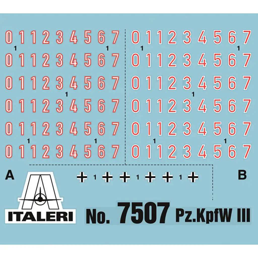 Italeri 1/72 Pz.Kpfw. III Ausf. J tank 2db-os makett szett kép 2