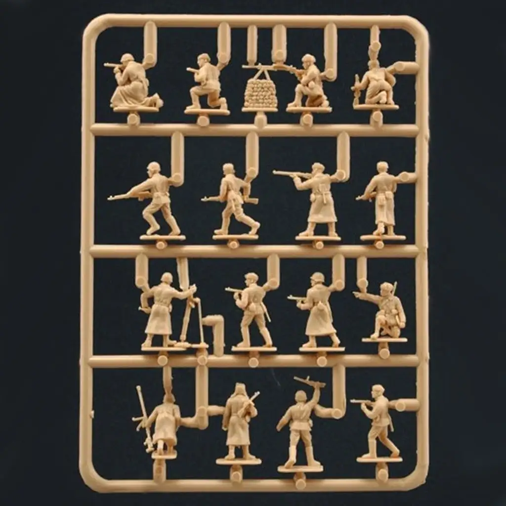 Italeri 1/72 Russian Infantry Winter Uniform Orosz téli egyenruhás katonai figurák makett kép 3