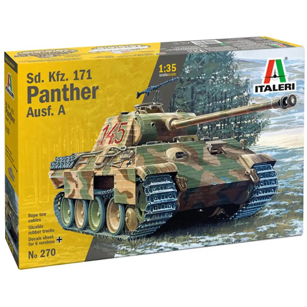 Italeri 1/35 Sd.Kfz. 171 Panther Ausf. A harckocsi makett