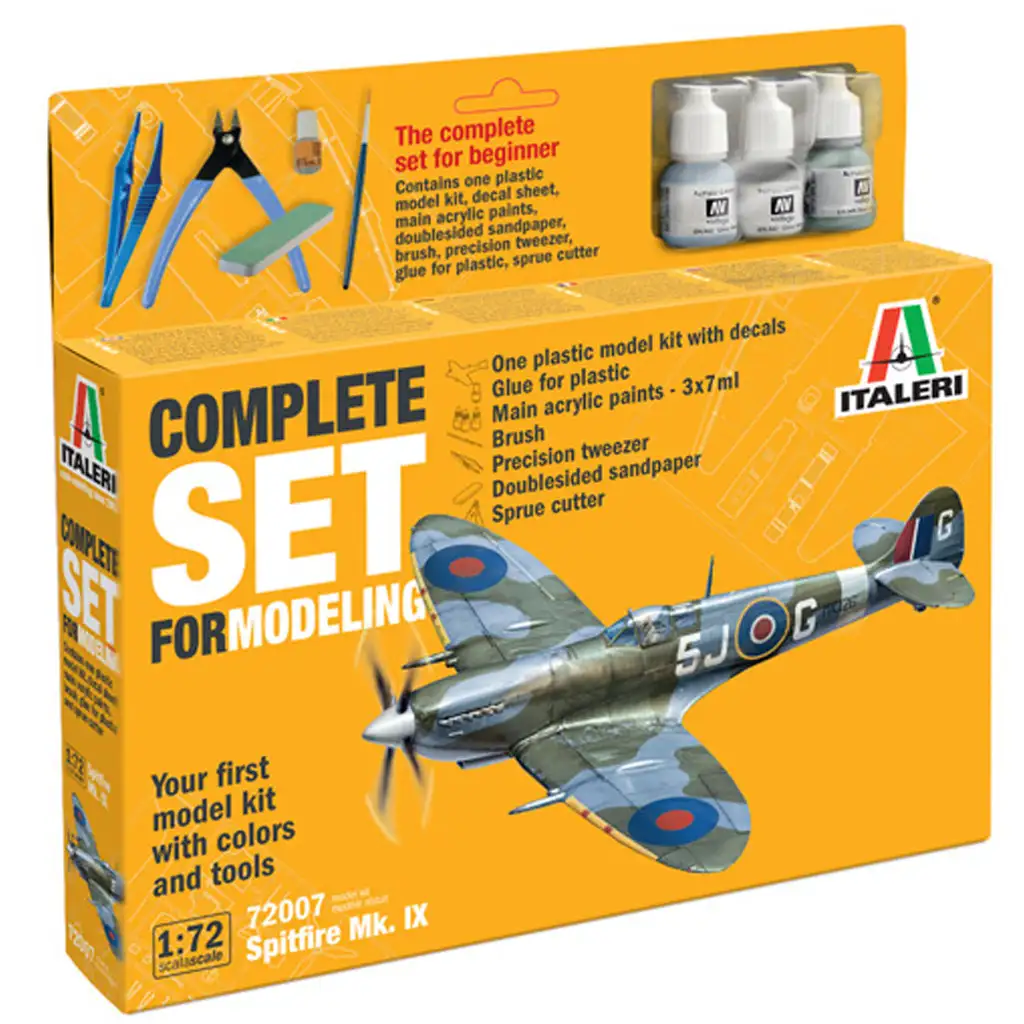 Italeri 1/72 Spitfire Mk. IX repülőgép makett szett