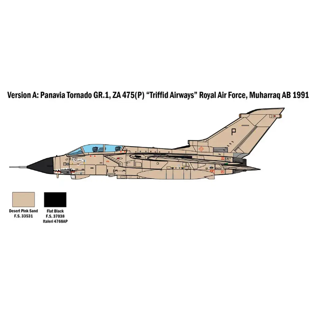 Italeri 1/48 Tornado GR.1/IDS repülőgép makett kép 3