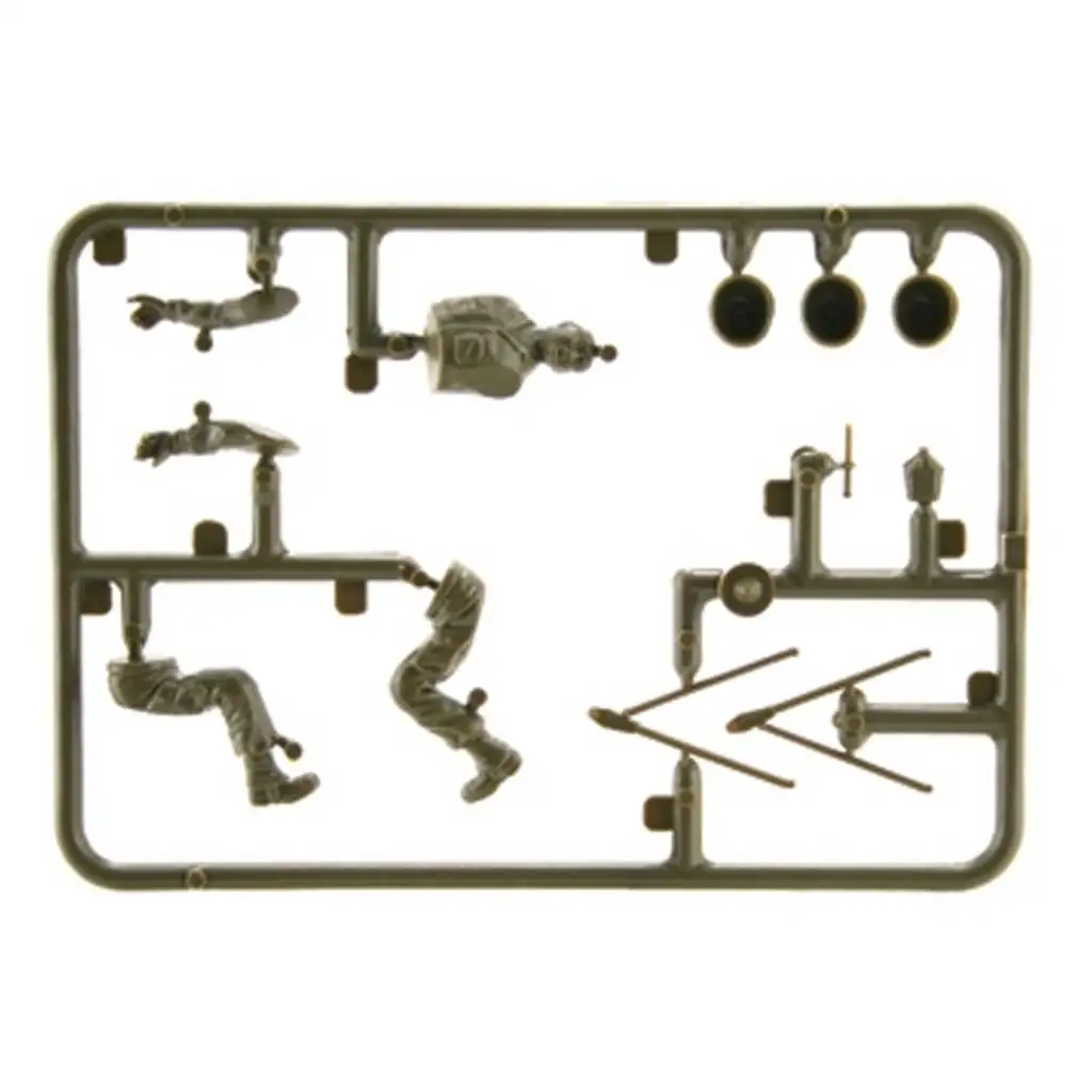 Italeri 1/35 Willys MB katonai Jeep utánfutóval jármű makett kép 4
