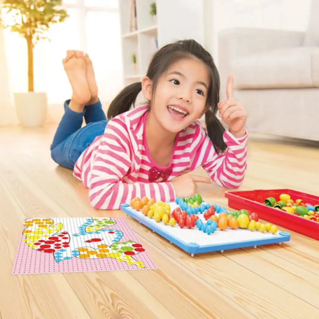 Quercetti: Színes pötyi készlet 150db-os kép 4