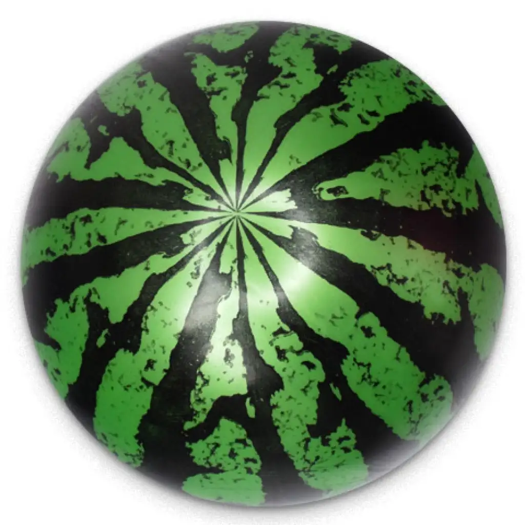 Görögdinnye zöld-fekete gumilabda 23cm