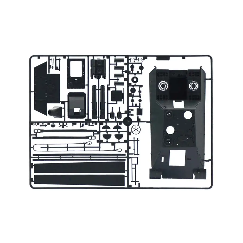 Italeri 1/35 Sd.Kfz.173 Jagdpanther tank legénységgel téli egyenruhában makett kép 4
