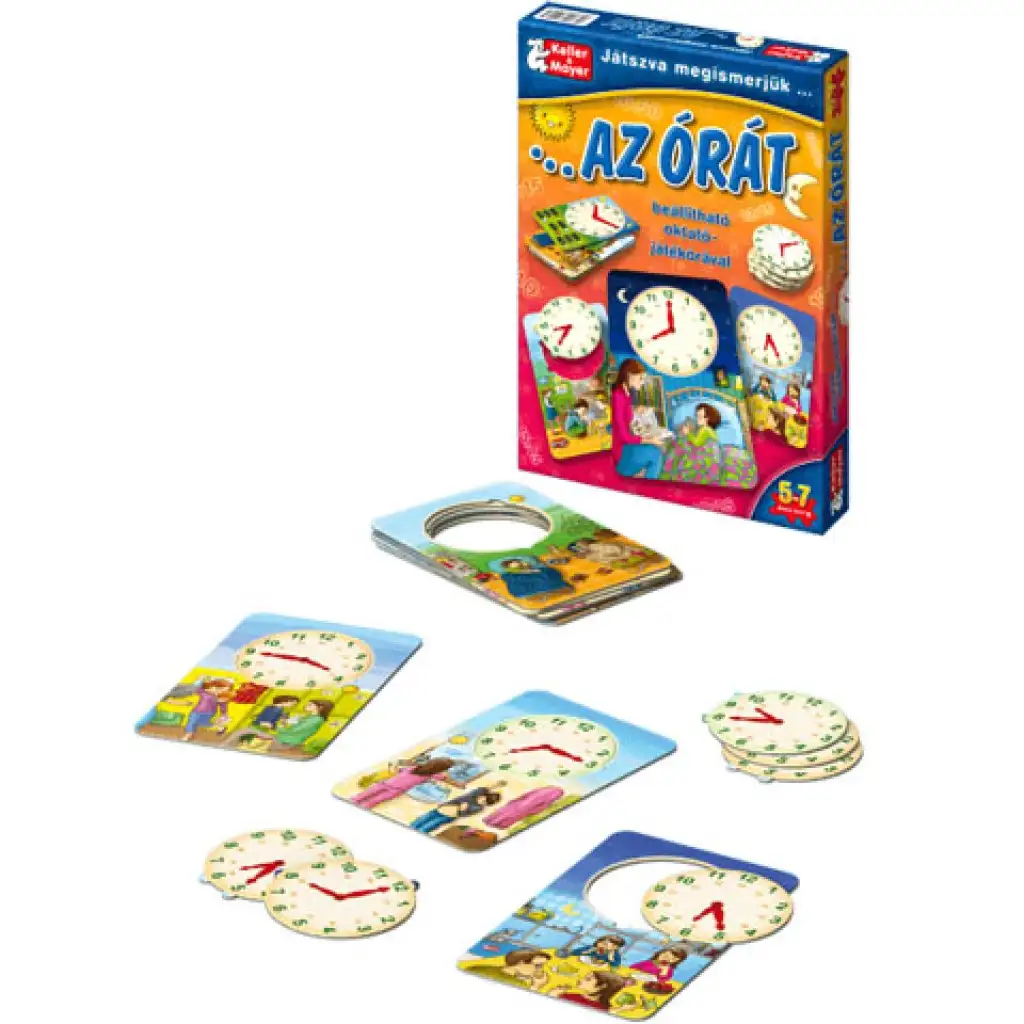 Játszva megismerjük az órát társasjáték kép 2