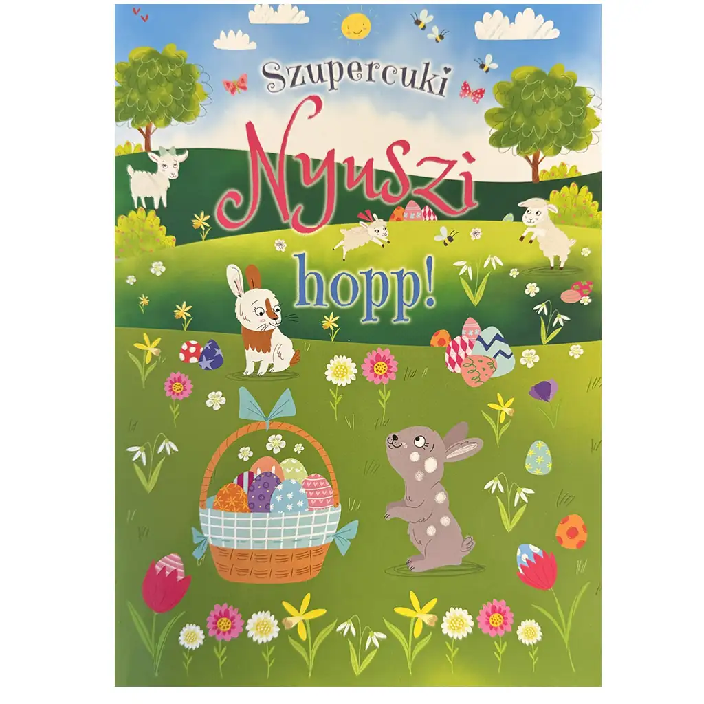 Szupercuki Nyuszi hopp! foglalkoztató könyv