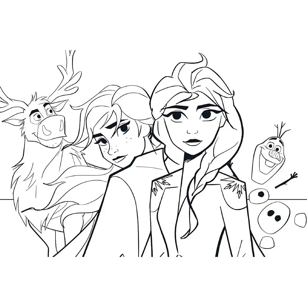 Jégvarázs 2 az 1-ben maxi 2x24db-os puzzle és színező 50x35cm - Lisciani kép 3