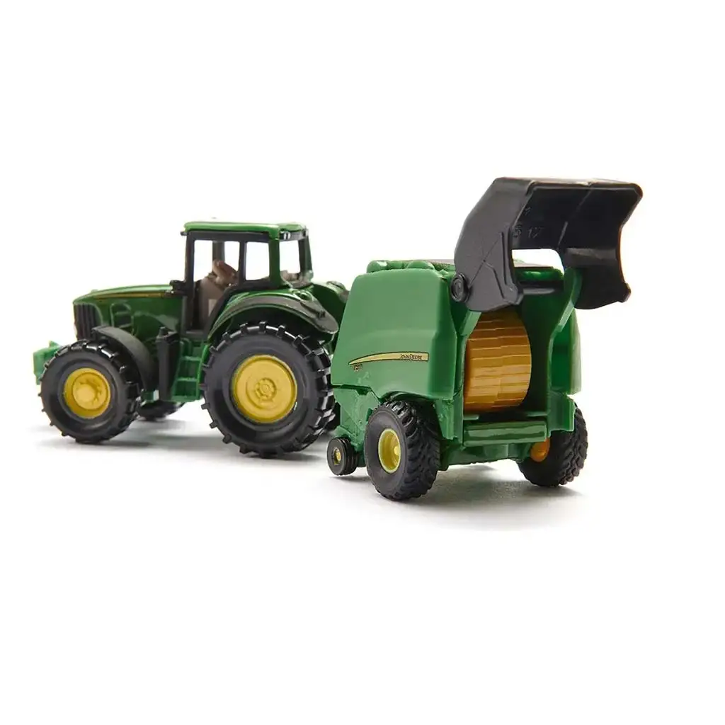 SIKU John Deere traktor körbálázóval 1/72 kép 2