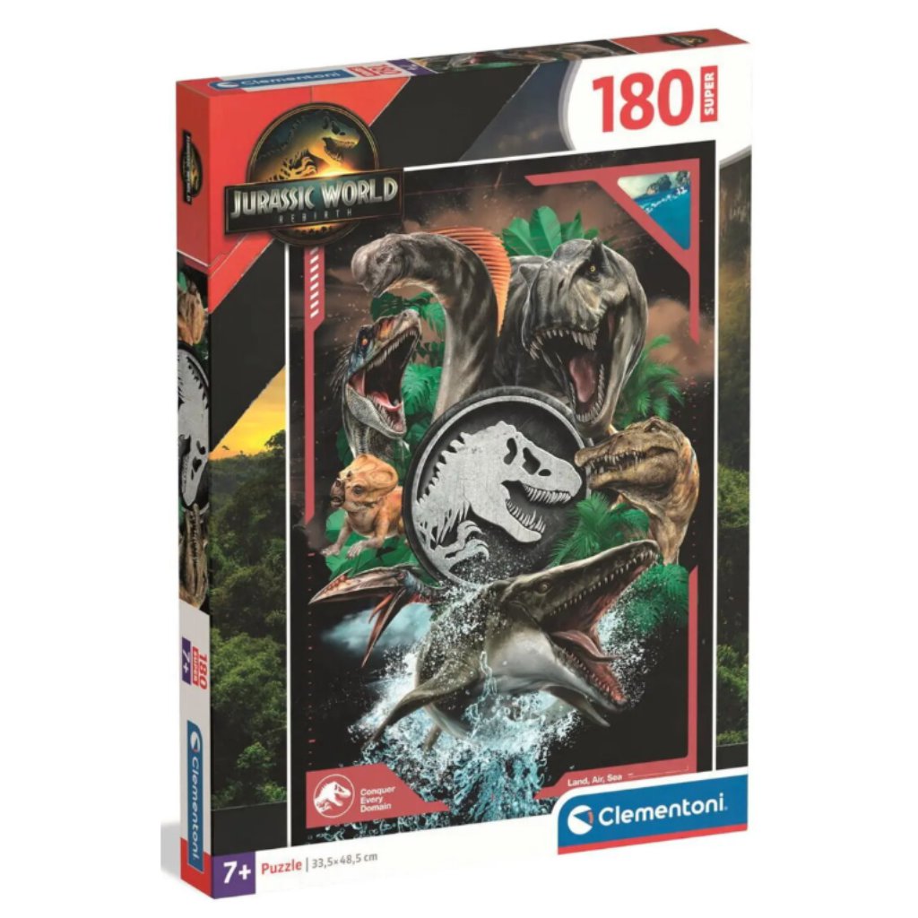Jurassic World Super puzzle 180 db-os - Clementoni
