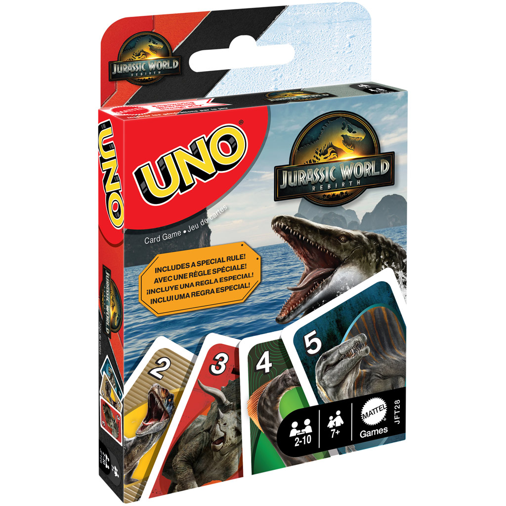 Jurassic World: Újjászületés UNO kártyajáték - Mattel