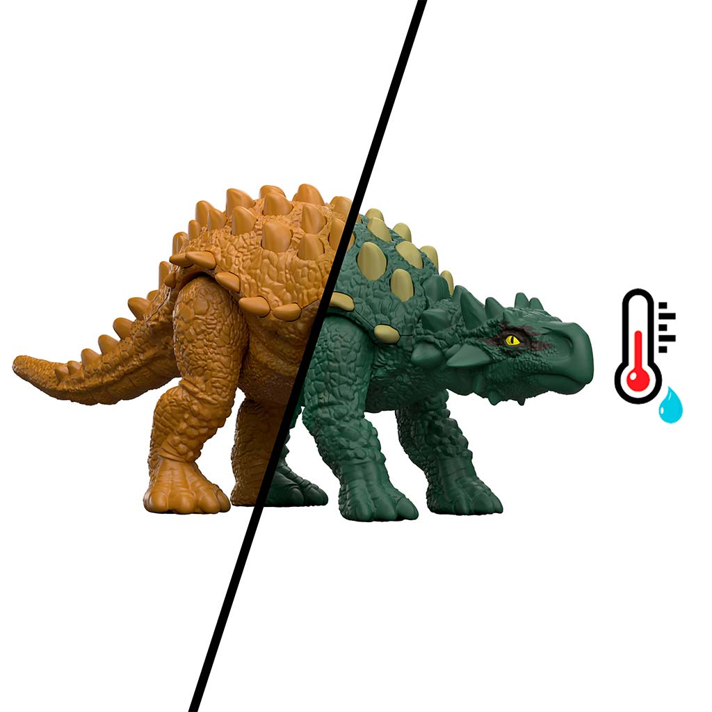 Jurassic World: Dino Reveal Battle Pack csomag 2db dinóval - Mattel kép 3