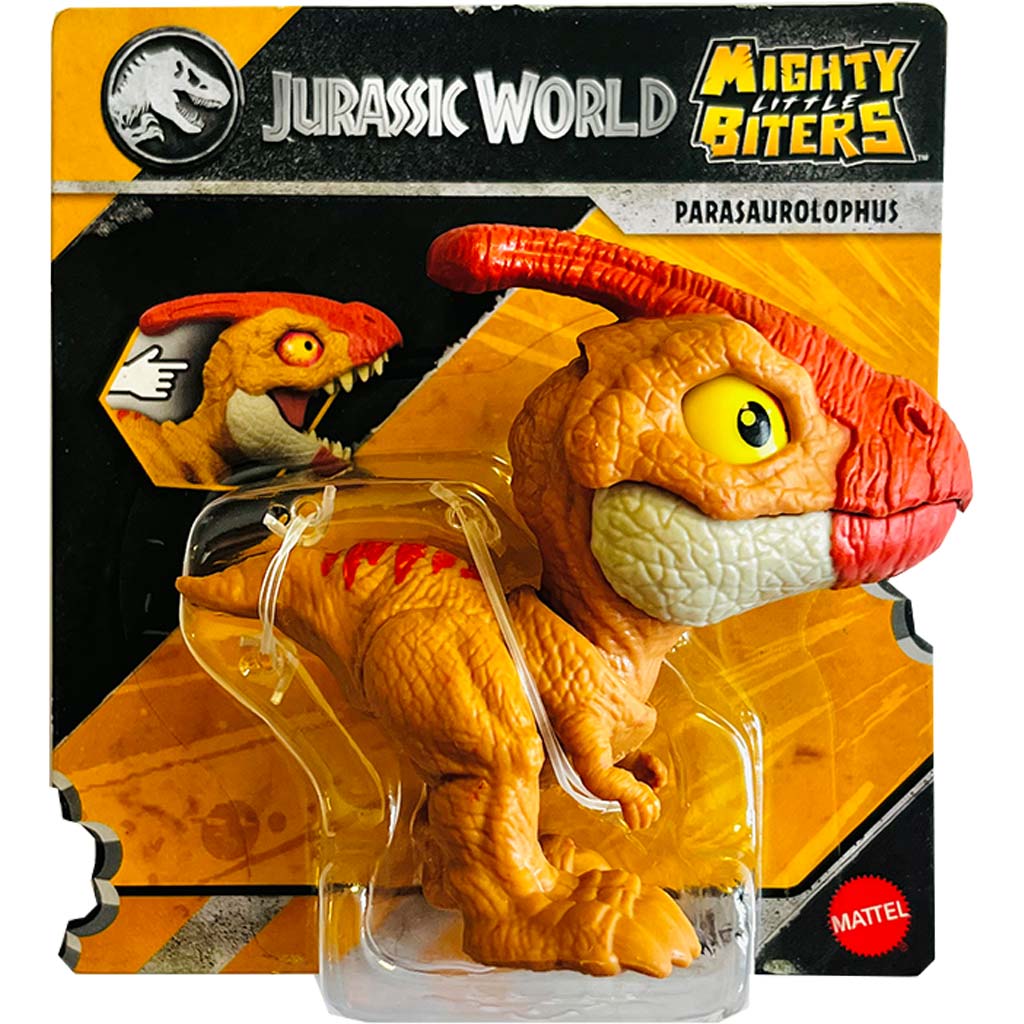Jurassic World: Harapós mini Parasaurolophus figura - Mattel kép 1