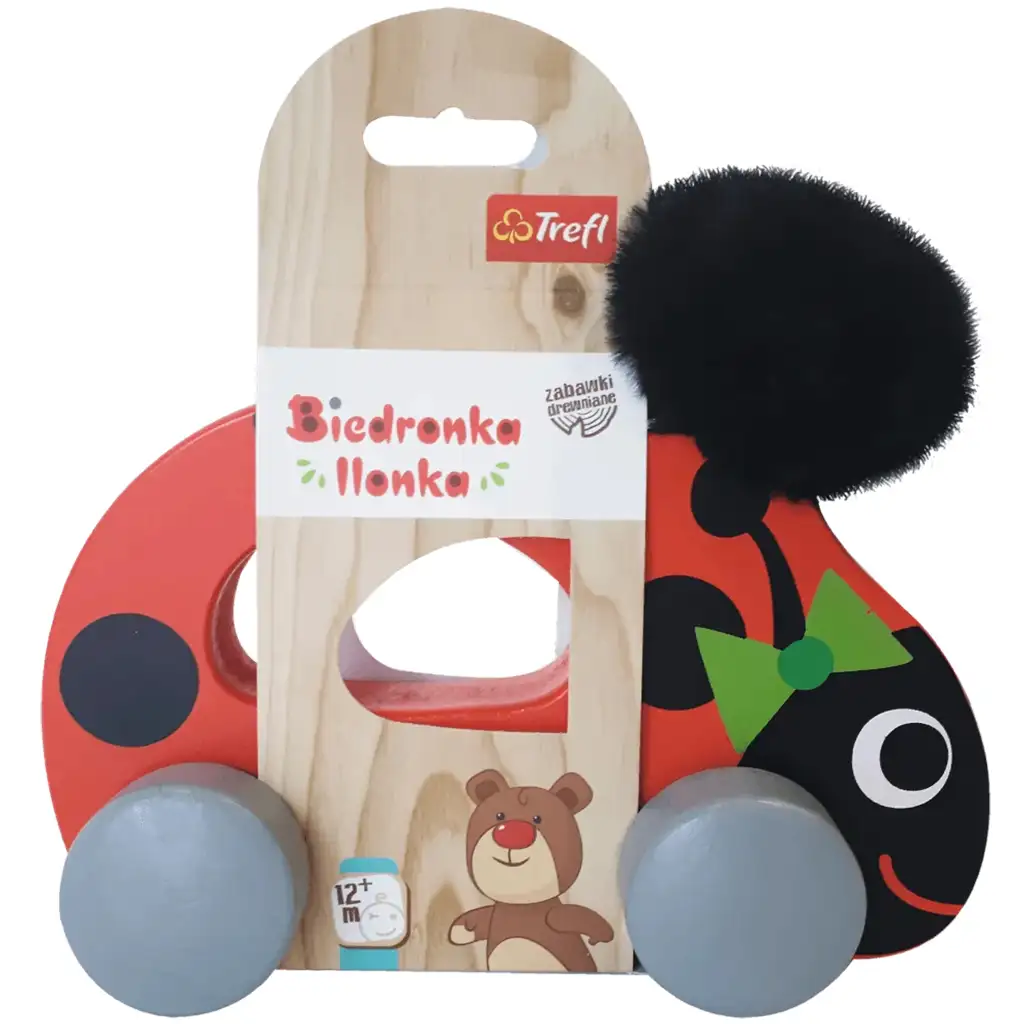 Guruló katicabogár fa húzós játék - Trefl