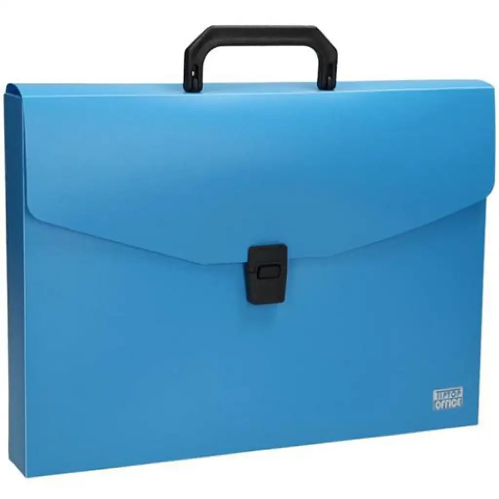 Spirit: Kék, csatos irattartó mappa A4 fogantyúval kép 1