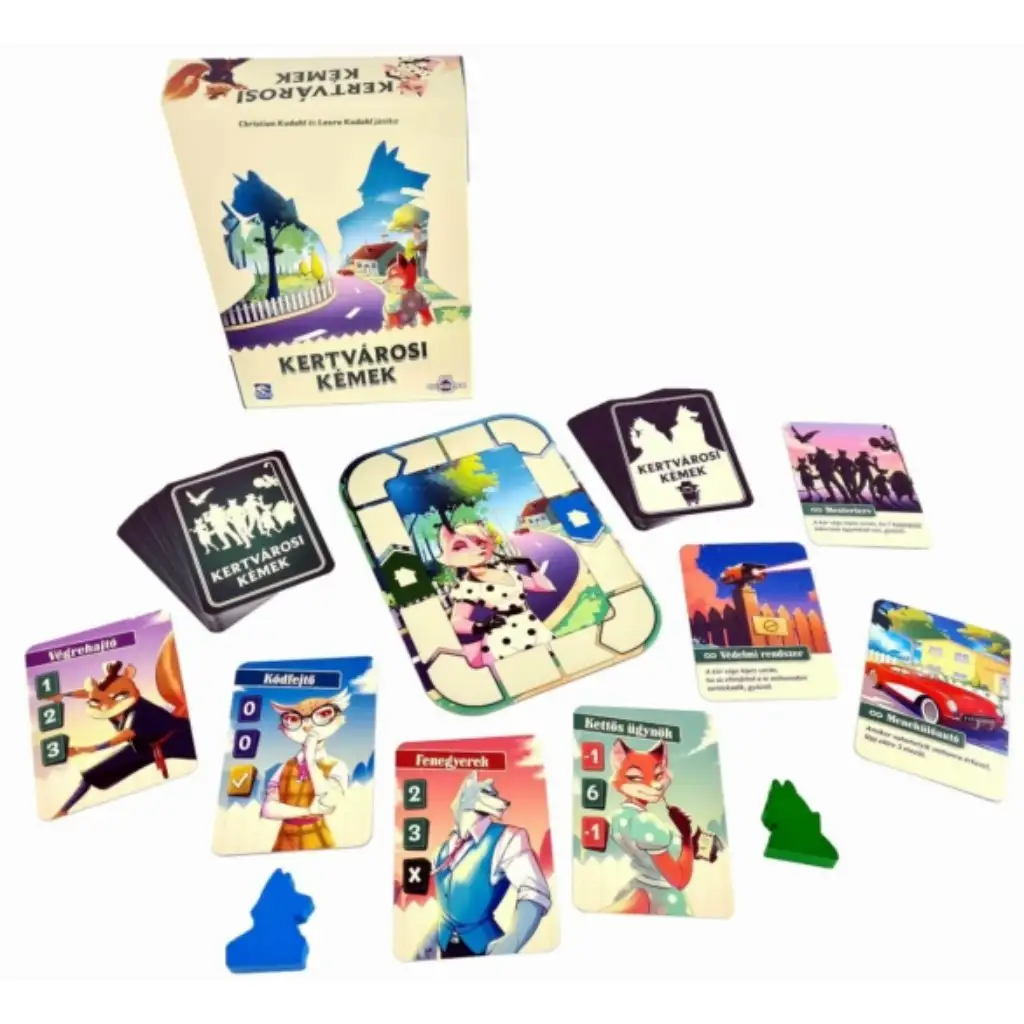 Kertvárosi kémek kártyajáték kép 2