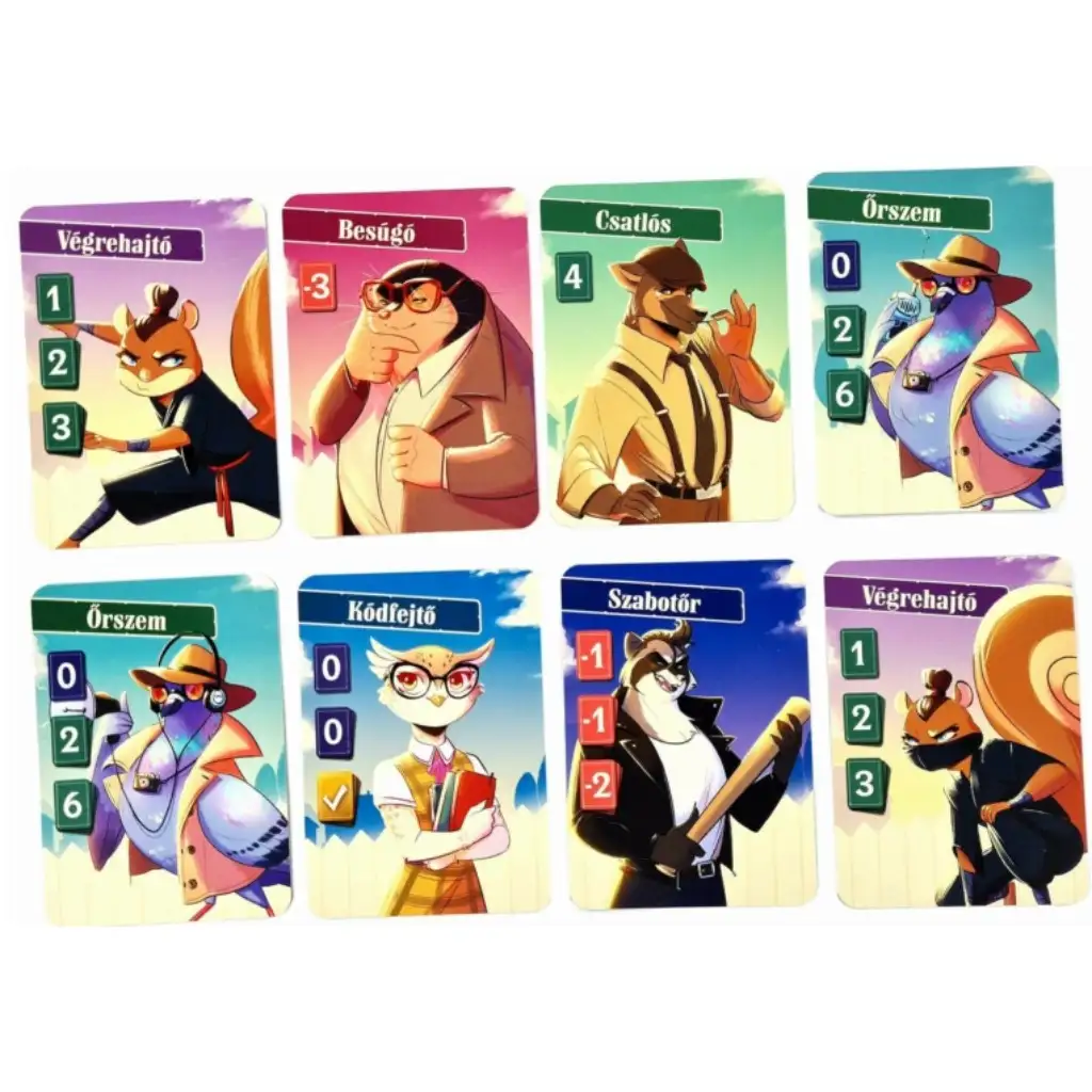 Kertvárosi kémek kártyajáték kép 3