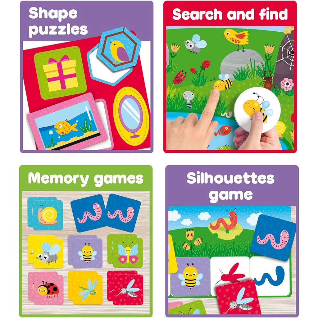 Carotina baby: Készségfejlesztő játékgyűjtemény kicsiknek 10 különböző játékkal - Lisciani kép 4