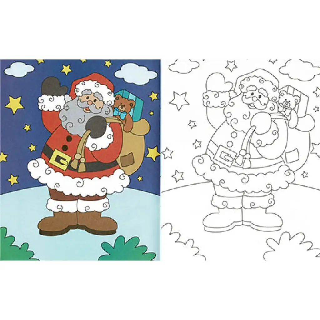 Kicsik színezője - Karácsony kisfestő kép 3