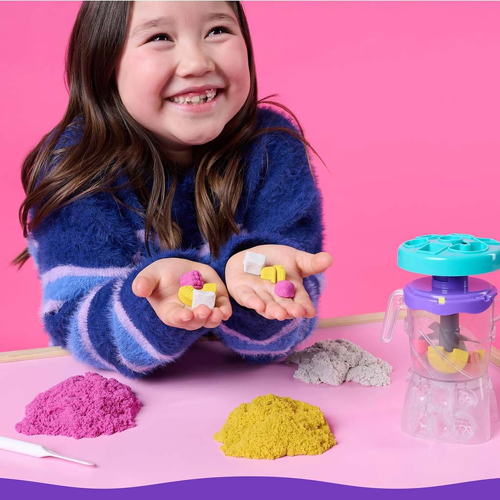 Kinetic Sand: Smoothie készítő mixer 396g homokgyurmával - Spin Master kép 5